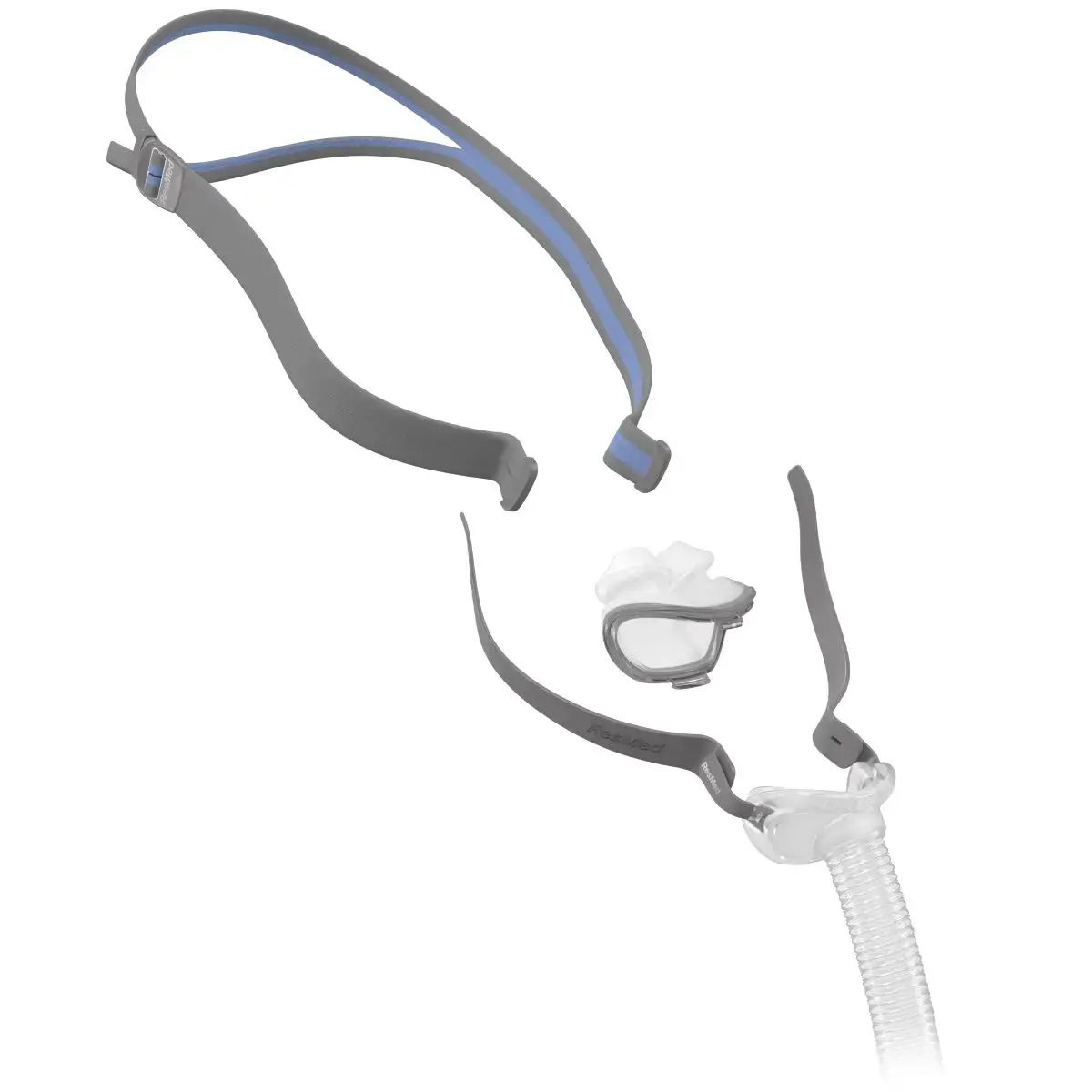 【新品未使用】ResMed AirFit P10 ResMed AirFit ™ P10 Nasal Pillow Mask For Her with Headgear